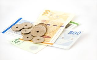 Danske pengesedler og mønter
